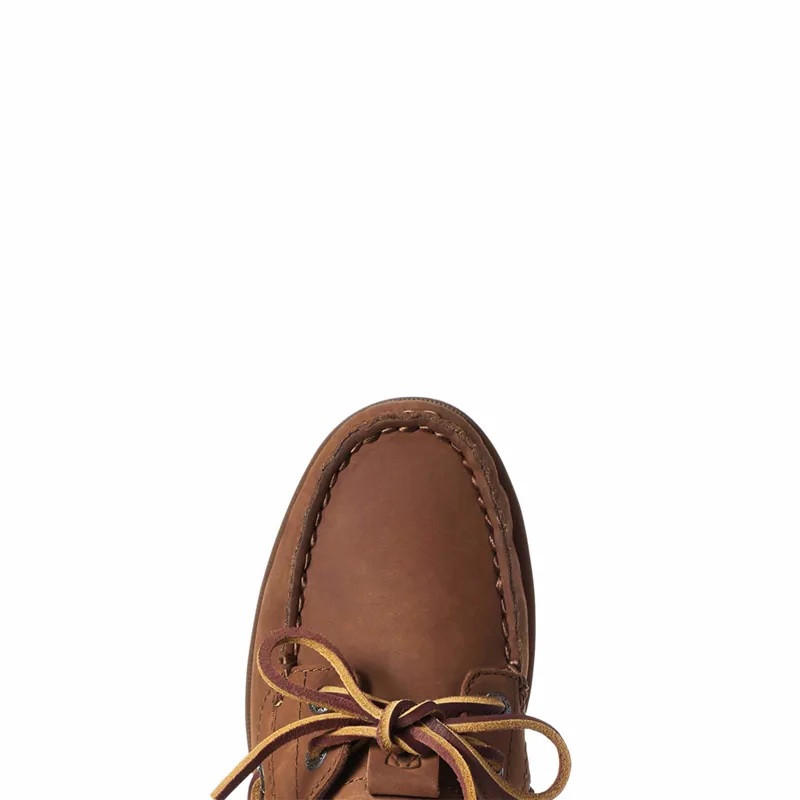 Ariat Antigua Boat Shoes Ladies in Walnut-3